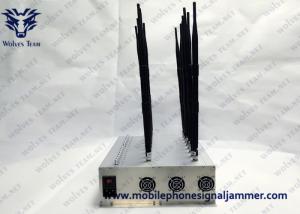 China Full Bands Adjustable 16 Antennas Powerful GPS WIFI 3G 4G All Cell Phone Signal Jammer factory