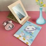 Coated Paper and Glass Mirror The Ideal Combination for a Cute Folding Makeup