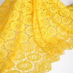 F50214 flower design customizable dress making high quality embroidery lace