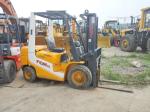 Used Good Condition Low Price Koamtsu 3 Ton Forklift Truck Fd30 3 Stages Mast