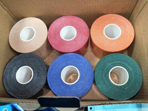 China 95% Cotton And 5% Spandex Kinesiology Sports Tape Drug Free Adhesive 5N Strength factory