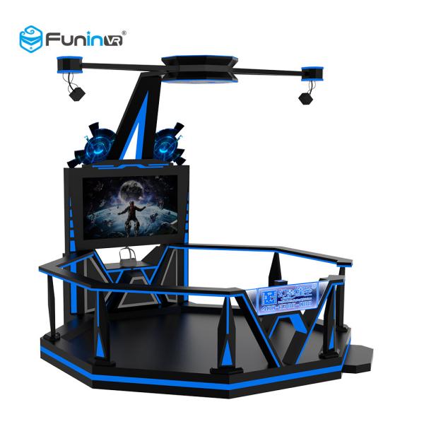 Amusement Park Virtual World Simulator 0.9KW Black 220V 9D VR Space Walk Boxing