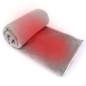 ODM Battery Powered Heated Blanket Soft Fleece Portable USB Power Heating Throw