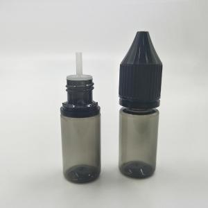 China Transparent Liquid Dropper Bottle 10ml With Screw Cap factory
