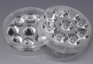 China Pc-Uv Acrylic Led Lenses Narrow Beam Angle 10 Degree For Led Floodlight Lens factory