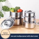 Hot Sale Restaurant Soup Pot Stainless Steel Cookware Pots Ollas Cooking Ware