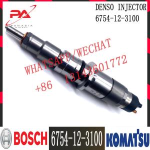 China 6745-12-3100 Komatsu Diesel PC300-8 PC300LC-8 PC350LC-8 D65EX-15E0 Engine Fuel injector 6745-12-3100 0445120236 factory