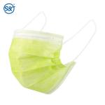 Wholesale non-woven 3 layers disposable ear loop custom color mask black pink