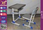 School Furniture Single Student Desk And Chair With Strengthened Station Leg