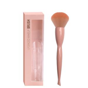 China Beauty Luxury Crystal Handle Synthetic Makeup Brush Set With Leather Case factory
