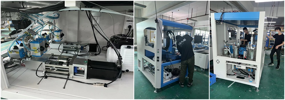 Wooden Packaging Epoxy Resin Dripping Machine for Fridge Magnet Manufacturing Process
