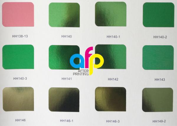 640mm * 120m Colorful Stamping Foils , Gold Stamping Foil For Soft / Hard