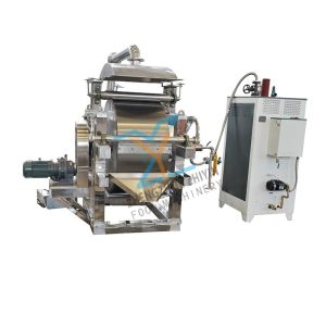 China SUS304 Emulsion Scraper Drying Machine Liquid Chemical Crystallization Drying Machine Steam Heating Drum Scraper Dryer on sale