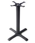 Black Restaurant Table Base Cast Iron Commercial Table Legs Shape Customized