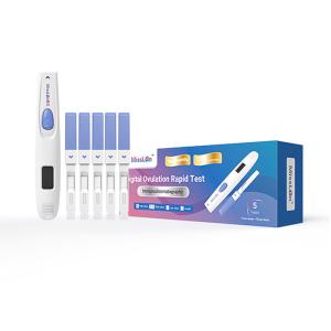 China 5mins Women High Accurate Digital LH Test Kit LH 10 + 1 CE0123 Ovulation Pregnancy factory