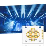 180W VF 24V 4050 Five Color COB LED Chips with 620nm/460nm/520nm/2700K/6500K CCT