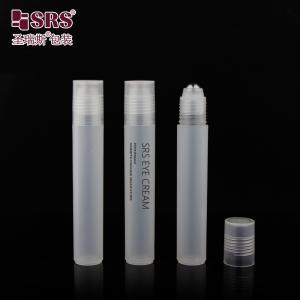 China Round Clear Matte Glossy PP PCR Plastic Roller Steel Ball Massage Roll On Bottle 15ml factory