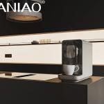 Matte Grey Custom Kitchen Cabinet Melamine Board Kitchen Base Cabinet With Sink