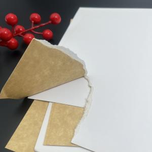China 300gsm Dual Tone Food Safe Kraft Paper Coated White Front Brown Back For Sturdy Food Containers FSC factory
