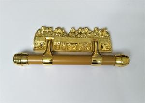 China Heavy Duty Plastic Coffin Handles / Gold Metallzation Casket Accessories factory