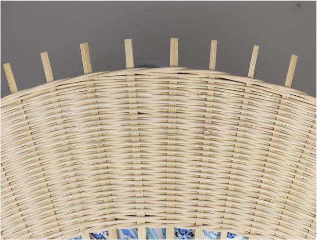 OEM Bamboo Rattan Pendant Light Umbrella Shape For House Decoration