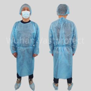 China Medical Grade Disposable Surgical Gown Fluid Proof Antistatic Protection Hypo Allergenic Comfort Knitted Cuffs VASTPROTECT-501 factory