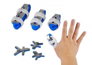China Breathable Metal Aluminum Baseball Finger Splint For Rehabilitation factory
