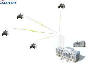China NLOS Long distance Land Survey monitor video link for vehicles / armoured vehicle factory