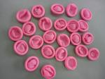 Pink Anti Static Powder Free 100% Latex ESD Finger Cots For Working In