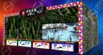 Amusement Shooting Arcade Machine Simulator Projector Hunter Hero 450W Power