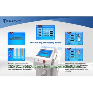 TEC + Water + Air Cooling 808nm Diode Laser Hair Removal Machine Fast Speed and