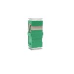 Optical Fiber SC APC Coupler Transparent ABS Material For FTTH