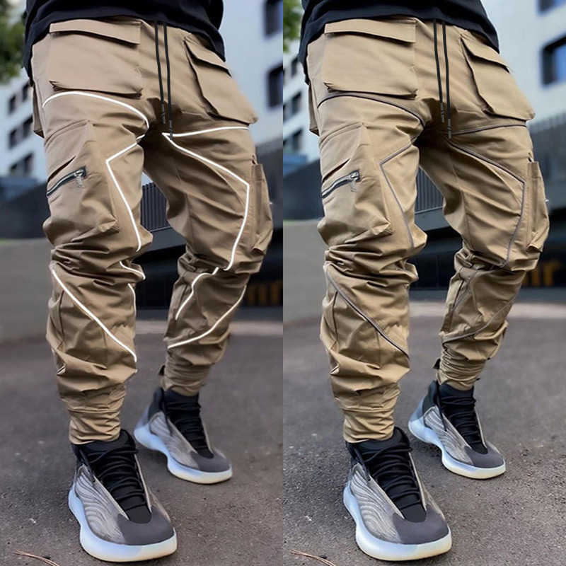 Summer Trousers Mens Tactical Fishing Pants Outdoor Hiking Nylon Quick Dry Cargo Pants Casual Work Trousers