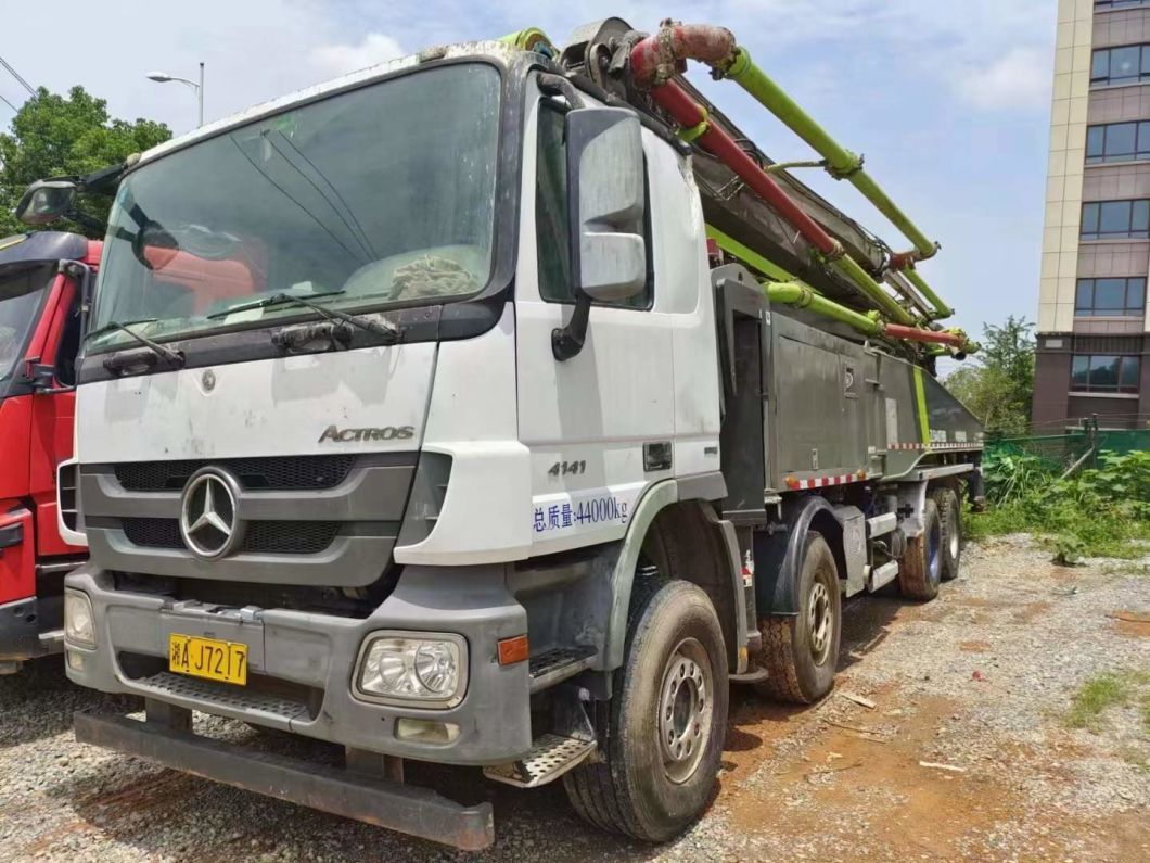 2017 Zoomlion Machine Equipment Zoomlion62m Concrete Pump Truck with Mercedes Benz Chassis Heavy Equipment Concrete Boom Pump