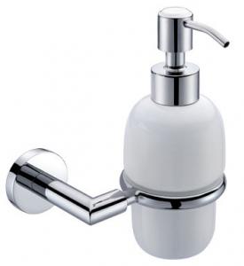 China Tray Form Wall Mounted Soap Dispenser Bathroom Hardware Collections for Household Faucet on sale