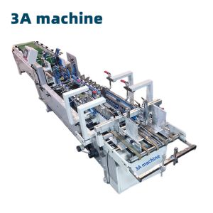 High Speed Paper Folder and Gluer Machine 3ACQ 580D with 5.5kw Automatic Glue