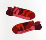 Odor Resistant Antibacterial Ankle Socks Anti Skid Sporty Style