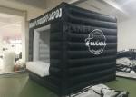 Black Small Inflatable Advertising Tent Oxford Cloth Logo Printing