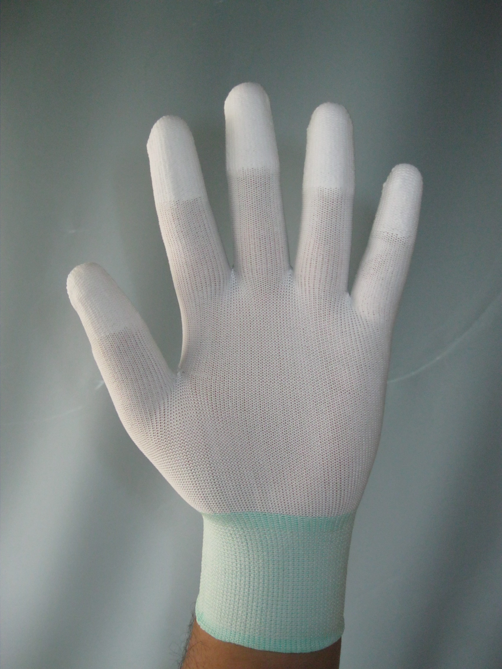 13 Gauge ESD Nylon Glove Esd Safe Gloves PU Coated Nylon Palm