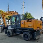 used high quality wheel excavator hyundai 210-7/second hand wheel excavator