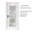 Colorful Float Translucent Glass Panels , Decorative Door Glass 3-8 Mm Thickness