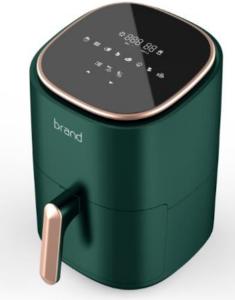 China Dark Green Touchscreen 3800ml High Temperature Air Fryer GS Approved factory