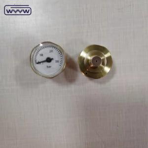 China Mini Pressure Gauge 28mm 350bar Hex Pneumatic PCP Air Gun Manometer factory