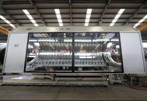 China HDPE PP PE Double Wall Corrugated Pipe Extrusion Line Drain Pipe Production Machine factory