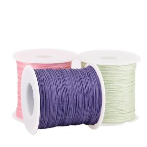 China DIY Chinese Knot Nylon Braided Rope Taiwan Jade Thread Colorful Gold 0.8mm 1.0mm 1.5mm factory