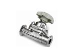 Two Way Hygienic Diaphragm Valve ISO 9001 Approved For Pharmaceutical Industries