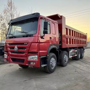 China Automatic 8x4 371hp Sinotruk Howo Mine Sand Dump Tipper Truck 40 Ton 60 Ton In Africa factory