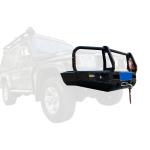 Toyota LC79 Rear Bumper with Tire Carrier Jerrycan Holder Winch Bull Bar Front