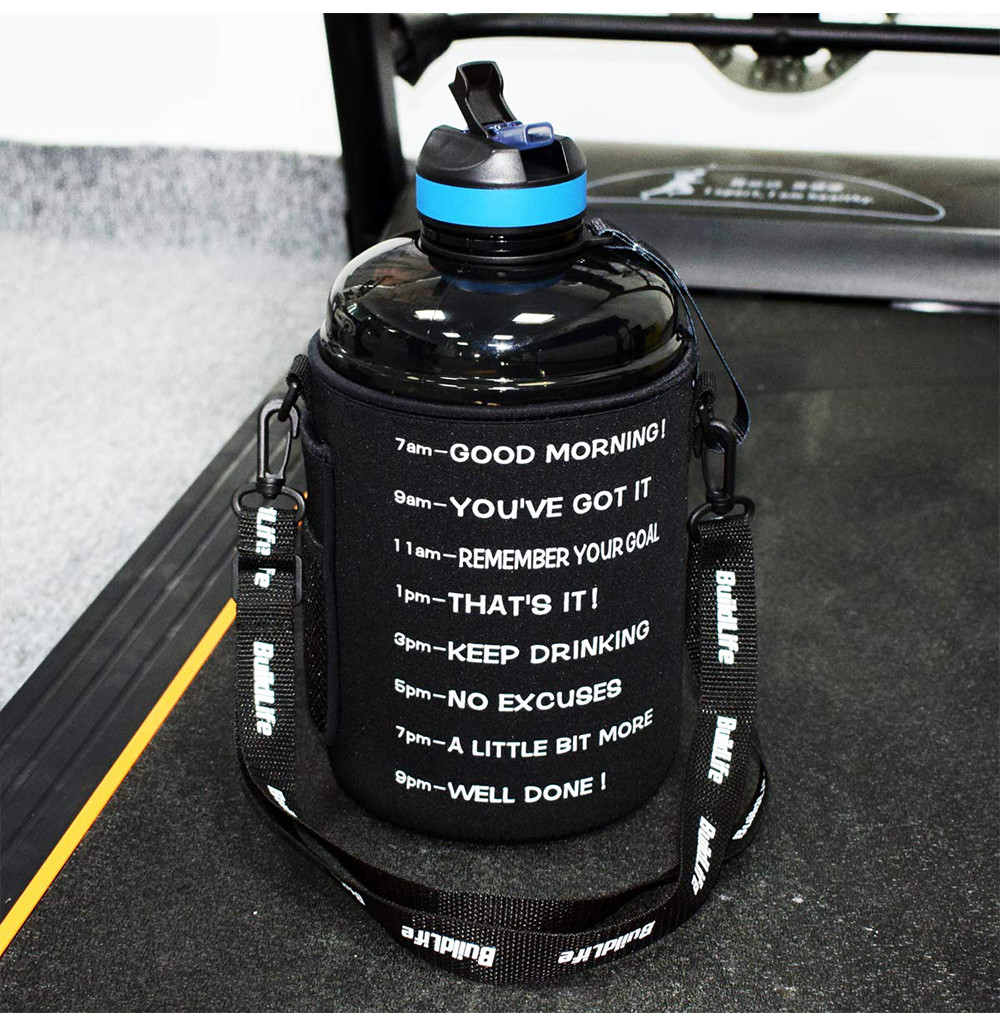 Multipurpose Neoprene Water Bottle Sleeve With Time Marker