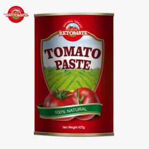 China Canned 425g Tomato Paste Adheres To Global Standards Established By ISO HACCP BRC And FDA Regulations factory